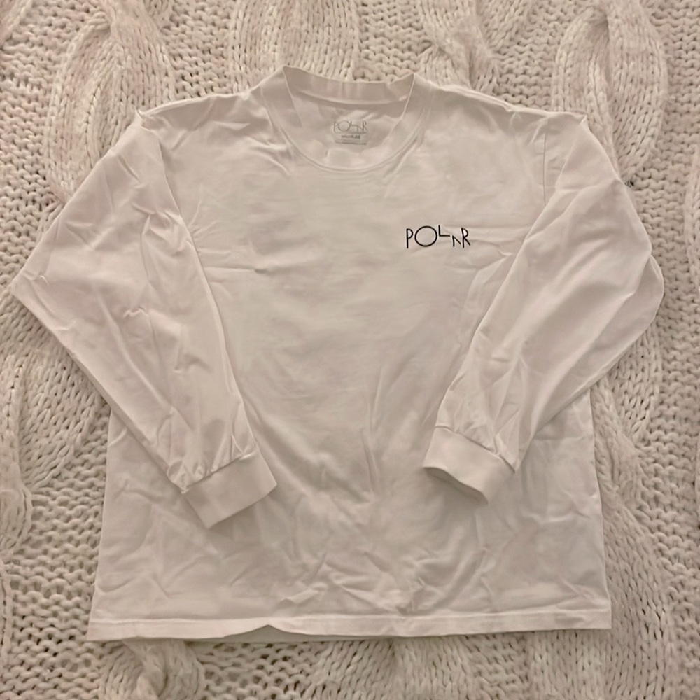 mens polar longsleeve tee medium